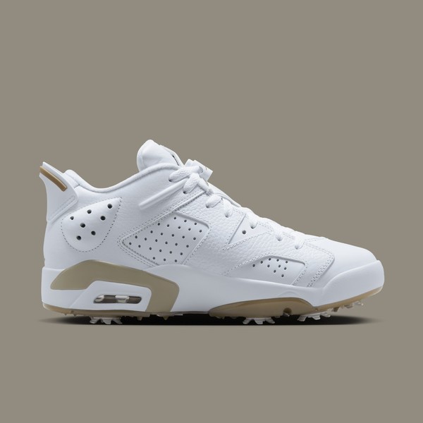 シューズ(男性用) Nike Air Jordan 6 Low Golf \"White/Khaki\" Amazon.co.jp: AIR JORDAN 6 LOW GOLF White Khaki 2023 ナイキ